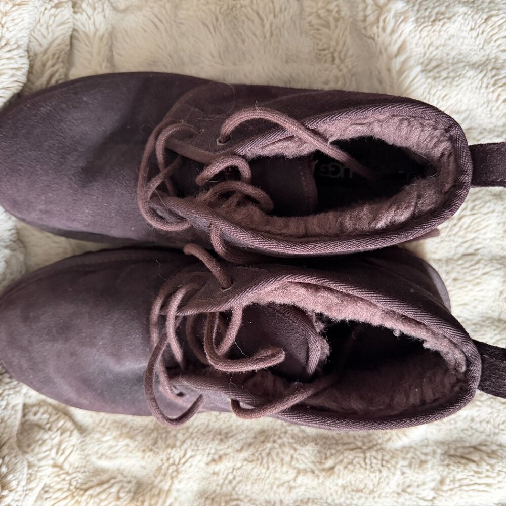 Mens Ugg Neumel Boots Dark Brown Size 11 - Picture 8 of 9